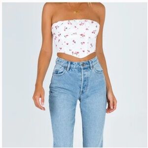 Princess Polly flower crop top